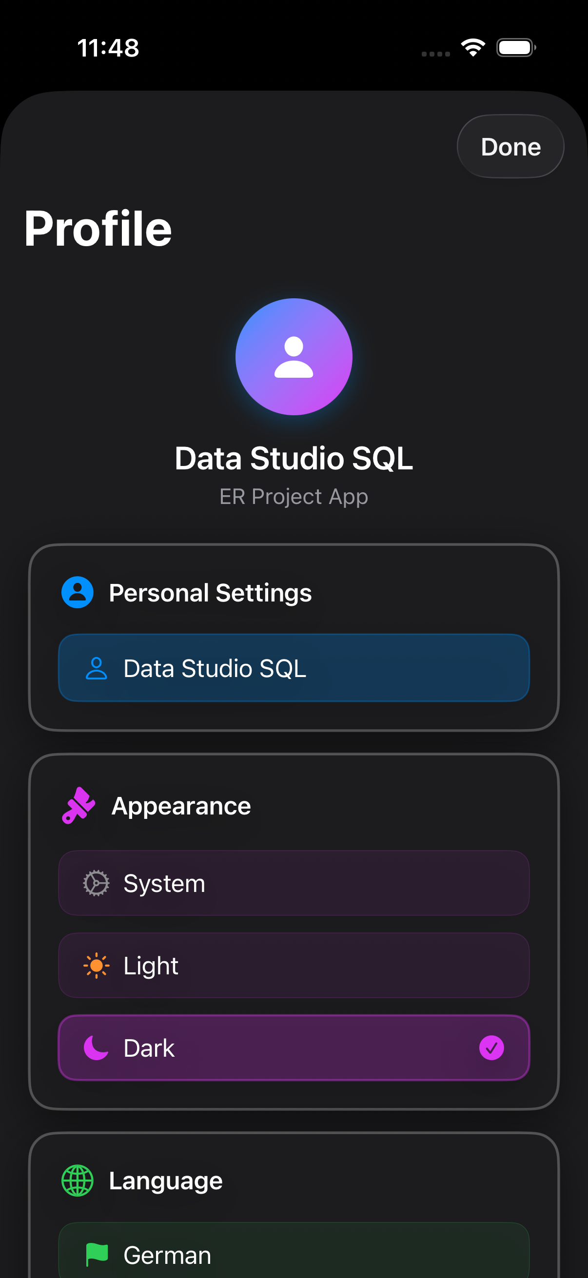 Data Studio SQL – Visuelles ER-Modellieren & SQL auf iPhone & iPad